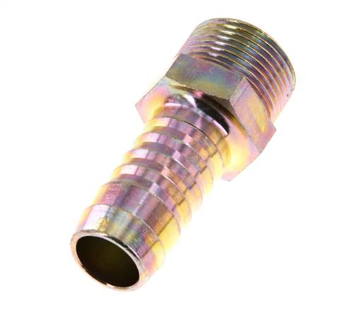 G 3/4'' Macho x 19mm Acero zincado Llave de manguera 25 Bar