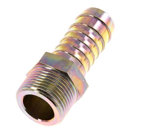 G 3/4'' Macho x 19mm Acero zincado Llave de manguera 25 Bar