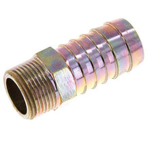 G 3/4'' Macho x 25mm Acero zincado Lengüeta de manguera 25 Bar