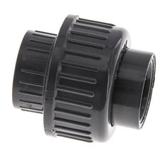 Conexión de Unión Hembra de PVC de 20mm x Hembra Rp (rosca interna cilíndrica) 1/2'' EPDM