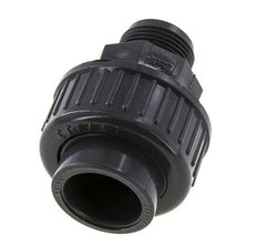 Conexión de Unión Hembra de PVC de 25mm x Macho R 3/4'' FKM