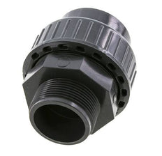 Conexión de Unión Hembra de PVC de 50mm x Macho R 1-1/2'' FKM
