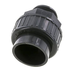Conexión de Unión Hembra de PVC de 50mm x Macho R 1-1/2'' FKM