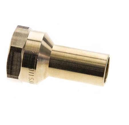 Racor a presión - Macho 15 mm y hembra Rp 1/2'' - Aleación de cobre