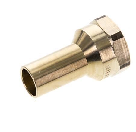 Racor a presión - Macho 15 mm y hembra Rp 1/2'' - Aleación de cobre