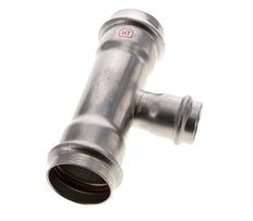 Tee Press Fitting - 28mm Hembra y 42mm - Acero inoxidable