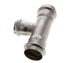 Tee Press Fitting - 35mm Hembra y 42mm - Acero inoxidable