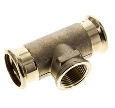 Tee Press Fitting - 35mm Hembra & Rp 1'' Hembra - Aleación de cobre