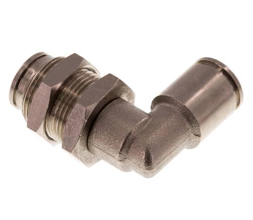Codo de 90 grados de 8 mm Racor de latón NBR