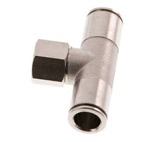 Racor en T de 10mm x G1/4'' con rosca hembra Latón NBR Giratorio