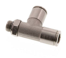 Racor en T en ángulo recto de 8mm x G1/8'' con rosca macho Latón NBR Giratorio