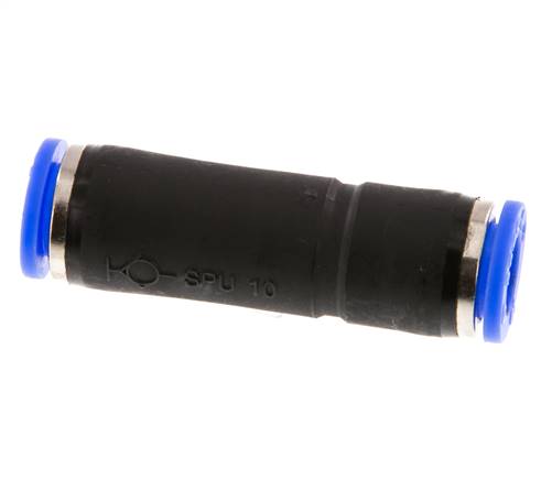 Racor rápido 10mm Latón/PBT autoblocante 0-10bar (0-145psi)