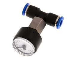 Manómetro 6mm Unión Recta 0-16 bar (0-232psi)