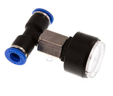 Manómetro 6mm Unión Recta 0-16 bar (0-232psi)