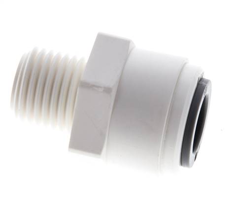 Racor de 3/8'' x R1/4'' con rosca macho POM EPDM [5 piezas]