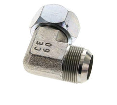 Conector Angulado JIC 90Grados UN 1-5/8''-12 Macho X Hembra Acero 140Bar (1967.0Psi)