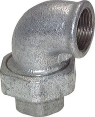 Conector De Unión A 90Grados Rp2 1/2'' Femenino De Hierro Fundido Con Sello Cónico 25Bar (351,25Psi)