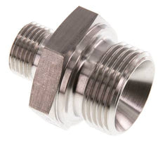 G 1'' x G 1/2'' Barra de acero inoxidable de doble espiga 345 - Hidráulica