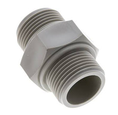 Espiga doble G1'' Polipropileno (pp) 10bar (140.5psi) FDA 43mm Hex.