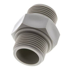 Espiga doble G1'' Polipropileno (pp) 10bar (140.5psi) FDA 43mm Hex.