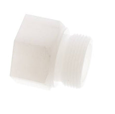 Alargadera roscada G1 1/4'' Macho x Hembra PVDF 10bar (140,5psi) FDA 50mm Hex.