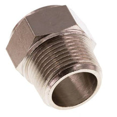 Extensión roscada 3/4'' R Macho x Rp Hembra Latón niquelado 16bar (224,8psi)