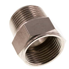 Extensión roscada 3/4'' R Macho x Rp Hembra Latón niquelado 16bar (224,8psi)