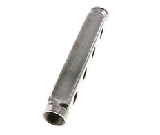 2xG 1'' x 8xG 1/2'' Bloque distribuidor de acero inoxidable de doble cara 10 Bar