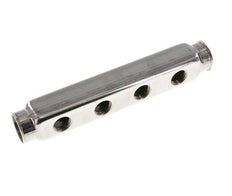 2xG 1'' x 8xG 1/2'' Bloque distribuidor de acero inoxidable de doble cara 10 Bar
