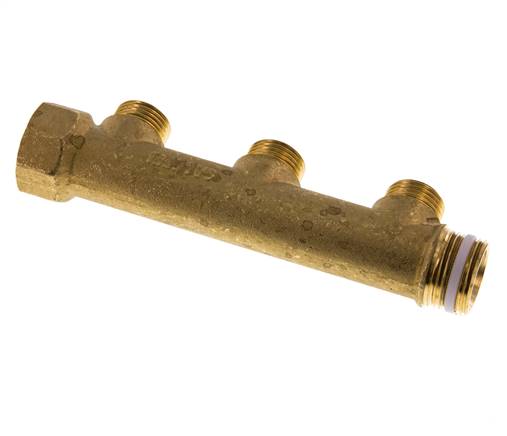 G 3/4'' x 3xG 1/2'' F/M/M Tubos distribuidores de latón 10 Bar
