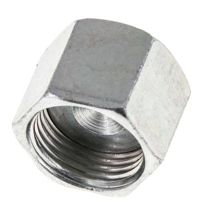 UN 13/16''-16 Tapa final de acero galvanizado ORFS 630 Bar