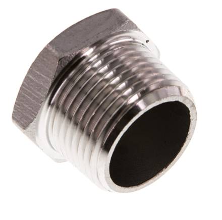 3/4'' NPT macho Tapón de cierre de acero inoxidable con hexágono exterior 16 Bar