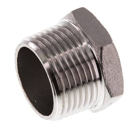 Tapón R1'' Acero inoxidable con hexágono exterior 16bar (224,8psi)