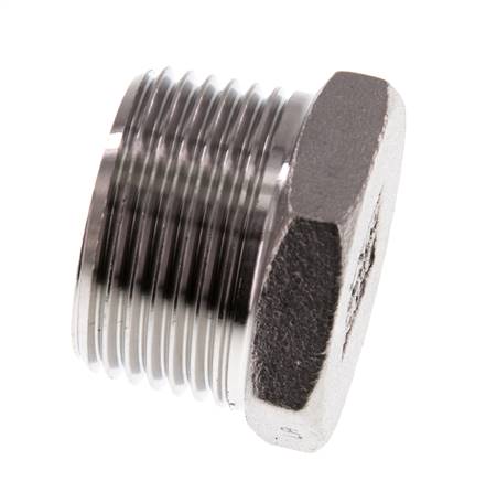 Tapón R1'' Acero inoxidable con hexágono exterior 16bar (224,8psi)
