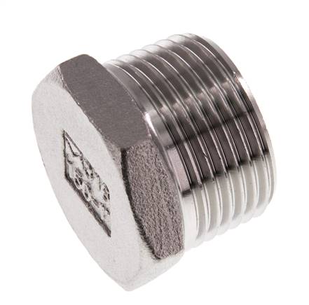 Tapón R1'' Acero inoxidable con hexágono exterior 16bar (224,8psi)