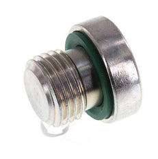 Tapón M10 X 1 Acero FKM con Hexágono Interno 400bar (5620.0psi) [2 Piezas]