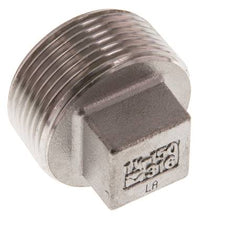 Tapón R1 1/4'' Acero inoxidable con cuadrado exterior 16bar (224.8psi)
