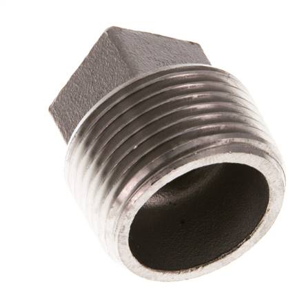 Tapón R3/4'' Acero inoxidable con cuadrado exterior 16bar (224.8psi) [2 Piezas]