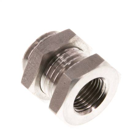 G 1/8'' x G 1/4'' F/M Racor de acero inoxidable 40 Bar