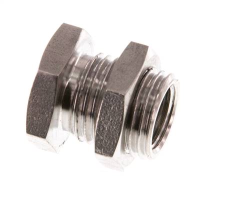 G 1/8'' x G 1/4'' F/M Racor de acero inoxidable 40 Bar