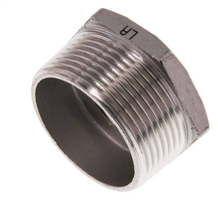 R 1 1/2'' x Rp 1/4'' M/F Anillo reductor de acero inoxidable 16 Bar