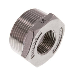 R 1 1/2'' x Rp 1/4'' M/F Anillo reductor de acero inoxidable 16 Bar