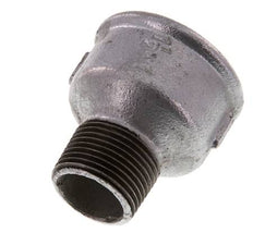 R 1'' x Rp 1 1/2'' M/F Adaptador Reductor de hierro fundido galvanizado 25 Bar