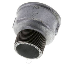 R 1 1/2'' x Rp 2'' M/F Adaptador Reductor de hierro fundido galvanizado 25 Bar
