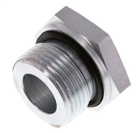 G 1'' x G 1/2'' M/F Adaptador Reductor de Acero Cincado 400 Bar - Hidráulico