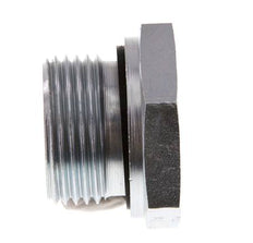 G 1'' x G 1/2'' M/F Adaptador Reductor de Acero Cincado 400 Bar - Hidráulico