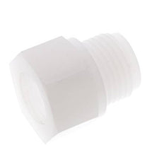 Anillo reductor G3/8'' Hembra x G1/2'' Macho PVDF 10bar (140.5psi) FDA 27mm Hex.