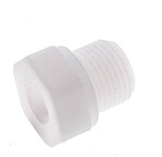 Anillo reductor G1/8'' hembra x G3/8'' Macho Polipropileno (pp) 10bar (140,5psi) FDA 22mm Hex.