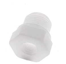 Anillo reductor G1/8'' hembra x G3/8'' Macho Polipropileno (pp) 10bar (140,5psi) FDA 22mm Hex.