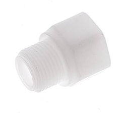 Anillo reductor G1/4'' hembra x G3/8'' Macho Polipropileno (pp) 10bar (140,5psi) FDA 22mm Hex.